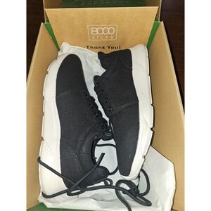 Explorer V2 Women 8000 Kicks 9 M 8 Black and White Hemp Vegan Shoes New In Box